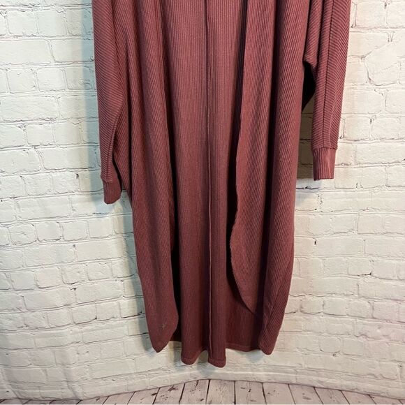 Torrid Sleep Open Front Duster size 0 mauve - Picture 4 of 7